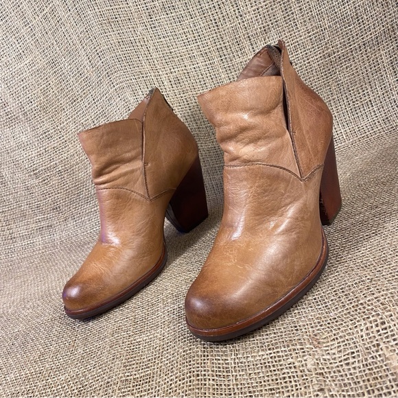 Korks Shoes - Korks ease Ankle boots booties soft leather brown Leather cushioned 10 M